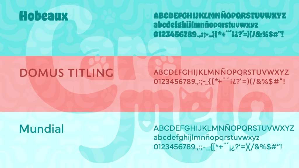 Caramelo Presentacion_11 Tipografía