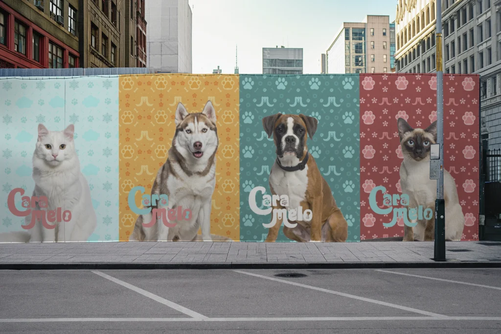 Letrero Horizontal Calle Mockup