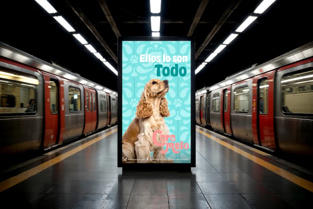 Letrero Metro Mockup