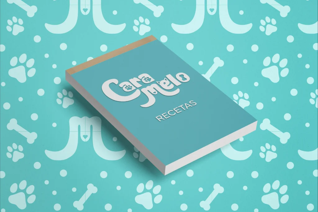 Recetario Vertical Cerrado Mockup