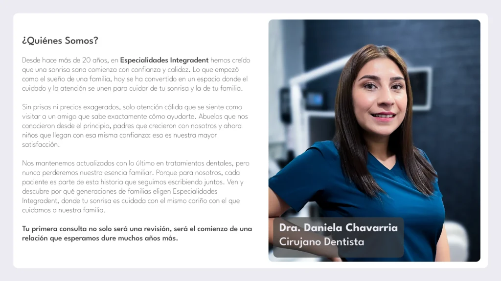 Integradent Presentación_01 ¿Quienes Somos-